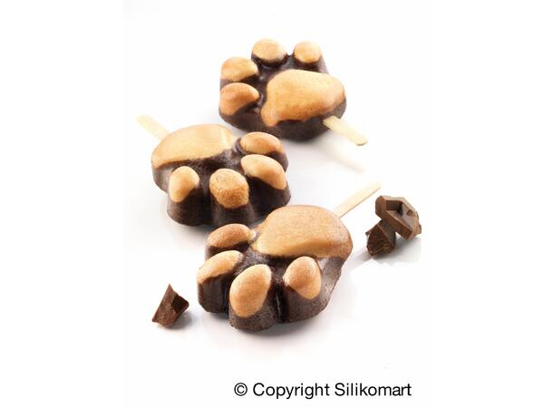 Gel 06 Pata silikonform 89 x 84 x H24mm - 98ml x 4 