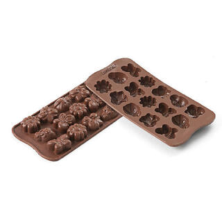 Konfektform silikon - SCG24 Choco Spring 36 x 26 x H15mm - 7ml x 15