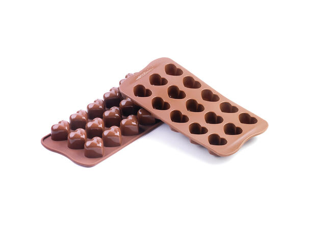Konfektform silikon - SCG01 Mon amour 30 x 22 x H25mm - 10ml x 15 