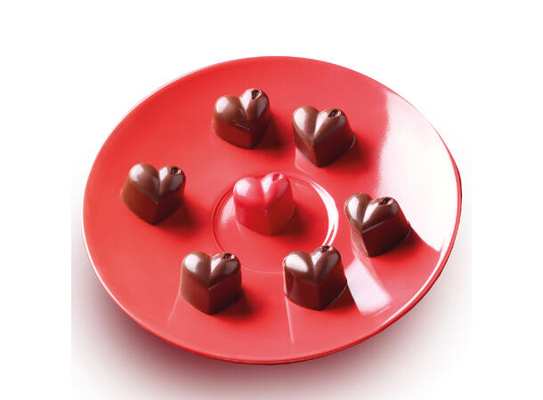 Konfektform silikon - SCG01 Mon amour 30 x 22 x H25mm - 10ml x 15 