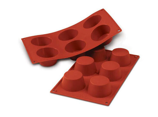 SF023 - SILICONE MOULD N. 6 MEDIUM MUFFF INS ø69 H 35 MM 