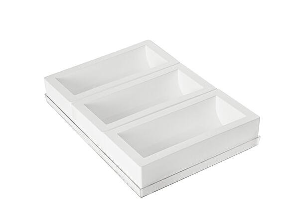 Bûche 3 250 x 90 x H70mm - 1300ml x 3 