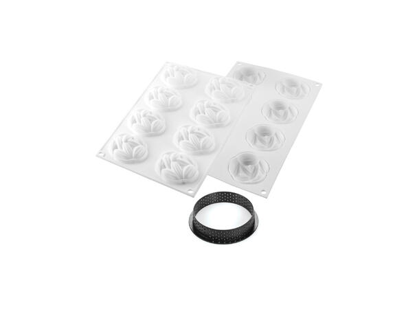 Kit Tarte Ring Cocoa Ø70 x H20mm - 36ml x 8 