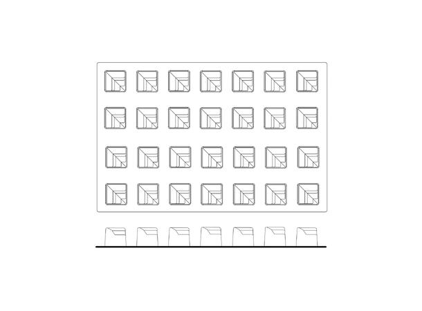 SQ021 Sweet Corner 52 x 52 x H50mm - 102ml x 28 