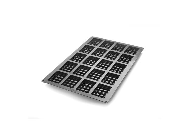 SQ052 Waffel Square 95 x 70 x H24mm - 113ml x 20 