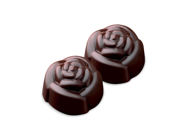 Konfektform silikon - SCG13 Rose Ø28 x H18mm - 7ml x 15 