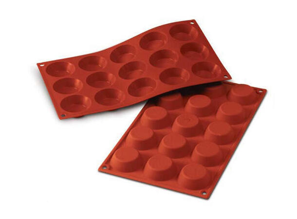 SF014 - SILICONE MOULD N. 15 TARTLETS ø5 0 H 15 MM 