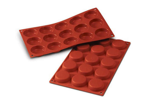 SF044 - SILICONE MOULD N. 15 FLAN MOULD ø50 H 14 MM 