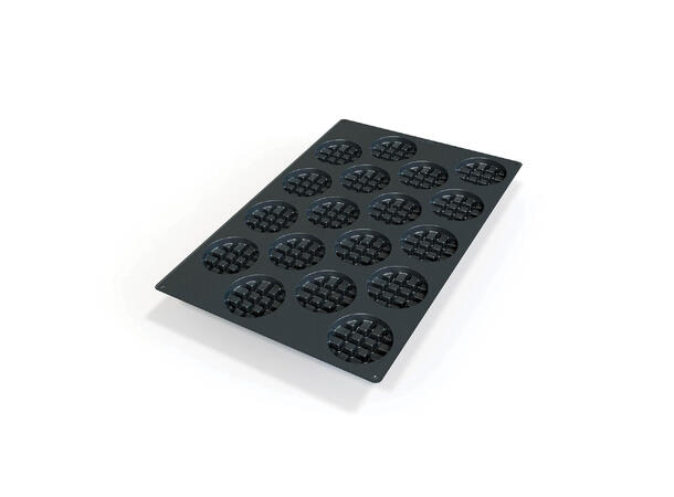 SQ051 Waffel Round Ø90 x H24mm - 107ml x 18 