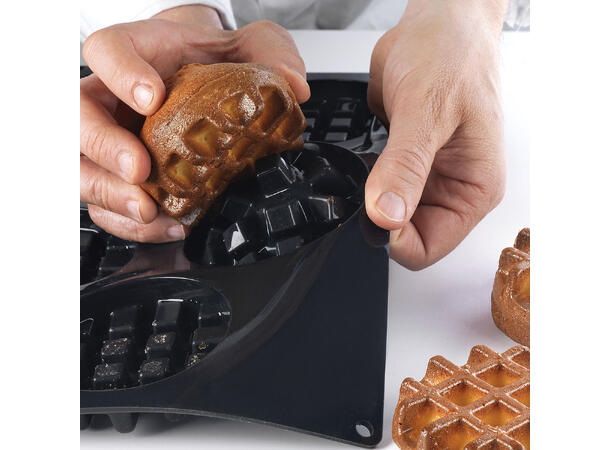 SQ051 Waffel Round Ø90 x H24mm - 107ml x 18 
