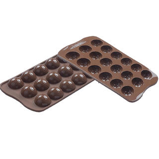 Konfektform silikon - SCG34 Football &#216;27 x H13mm - 3ml x 18