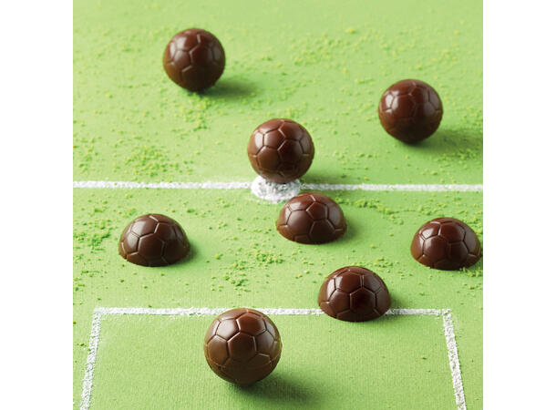 Konfektform silikon - SCG34 Football Ø27 x H13mm - 3ml x 18 
